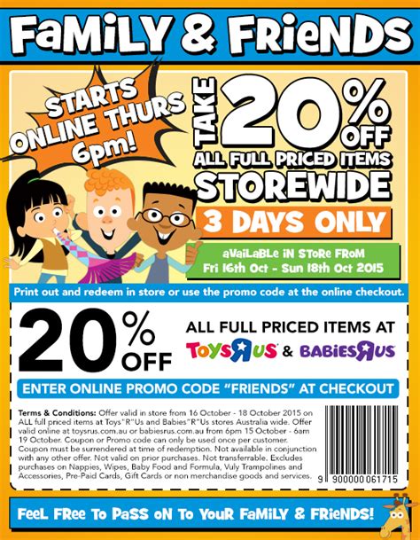 toys are us discount code 2015